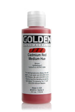 Load image into Gallery viewer, FL Cadmium Red Medium HueACRYLIC PAINTGolden Fluid
