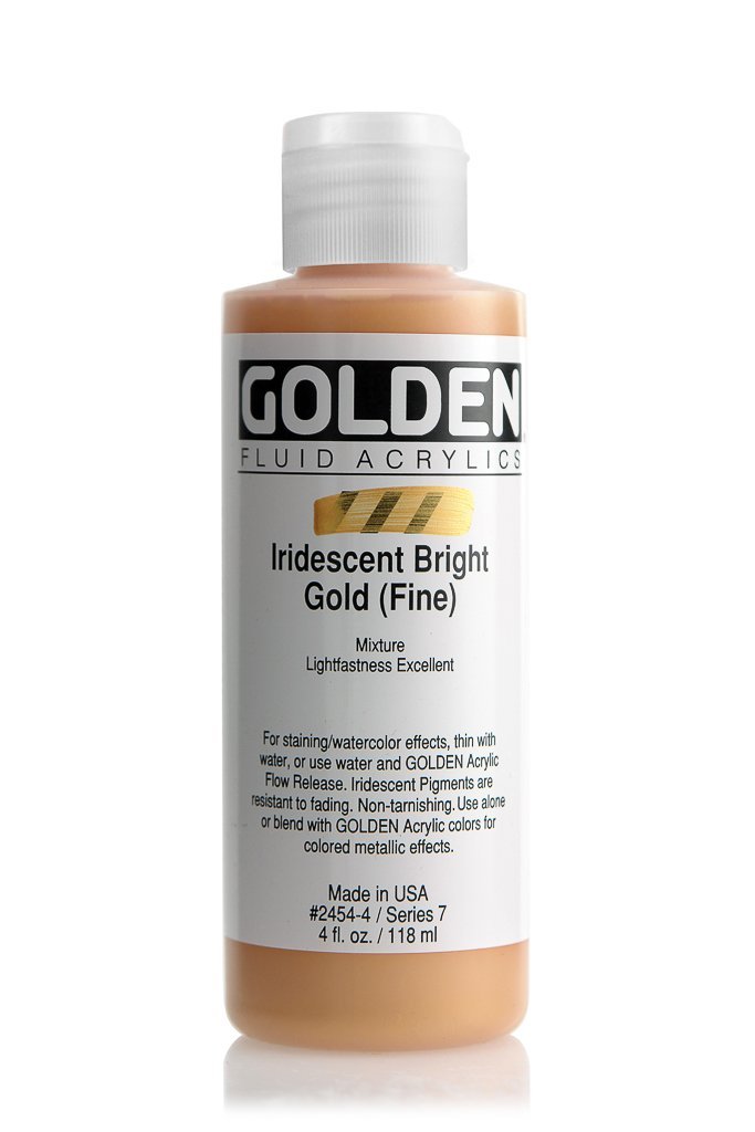 FL Iridescent Bright Gold (Fine)ACRYLIC PAINTGolden Fluid
