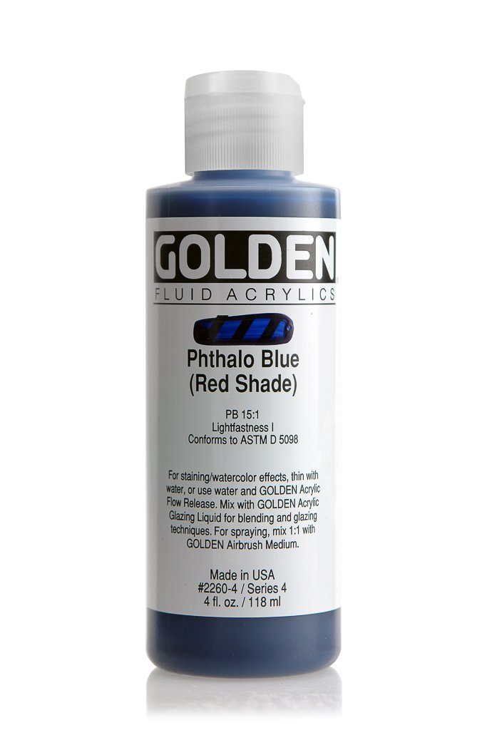 FL Phthalo Blue (Red)ACRYLIC PAINTGolden Fluid