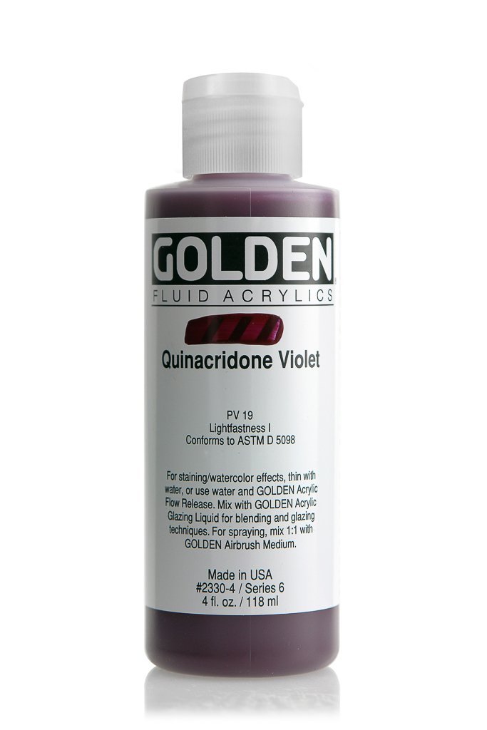 FL Quinacridone VioletACRYLIC PAINTGolden Fluid