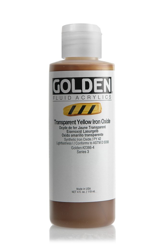 FL Transparent Yellow Iron OxideACRYLIC PAINTGolden Fluid
