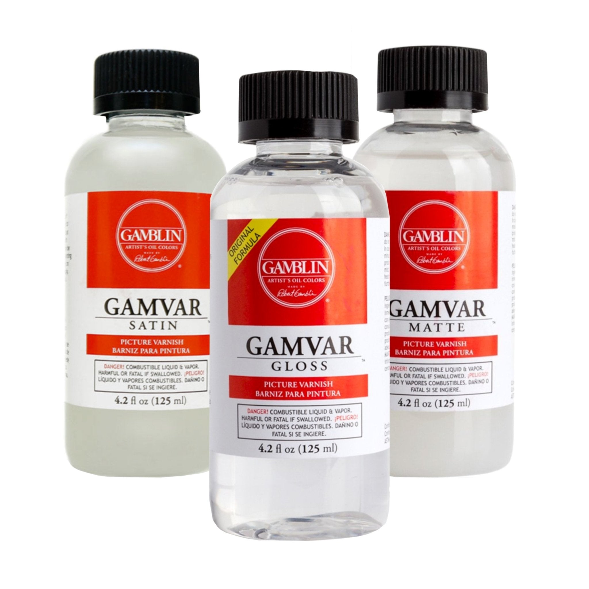 Gamblin Gamvar Gloss Picture Varnish 4.2 Fluid Ounce/125 mL, New