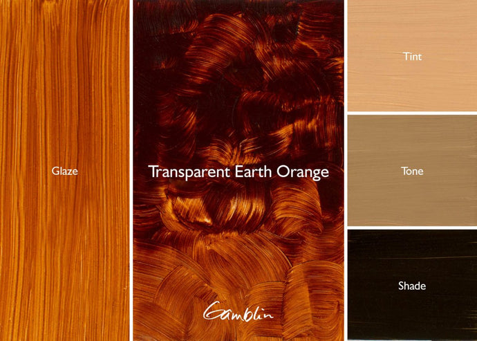 Gamblin Transparent Earth OrangeOIL PAINTGamblin