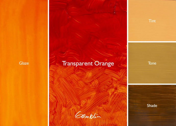 Gamblin Transparent OrangeOIL PAINTGamblin
