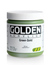 Load image into Gallery viewer, HB Green GoldACRYLIC PAINTGolden Heavy Body