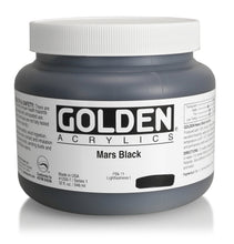 Load image into Gallery viewer, HB Mars BlackACRYLIC PAINTGolden Heavy Body