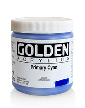 Load image into Gallery viewer, HB Primary CyanACRYLIC PAINTGolden Heavy Body