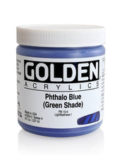 Load image into Gallery viewer, HB Pthalo Blue (Green)ACRYLIC PAINTGolden Heavy Body