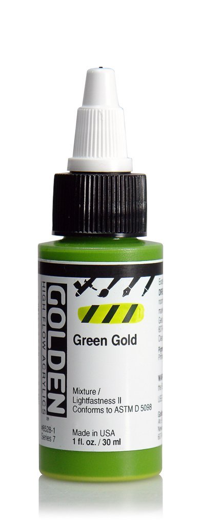 HF Green GoldACRYLIC PAINTGolden High Flow