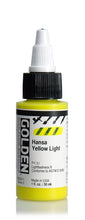Load image into Gallery viewer, HF Hansa Yellow LightACRYLIC PAINTGolden High Flow