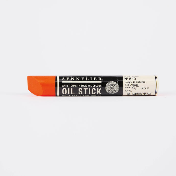 Red Orange Sennelier Paint Stick Regular S2