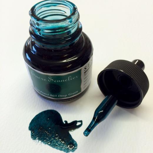 Deep Green Sennelier Encre Drawing Ink 30ml – FITZROY STRETCHES