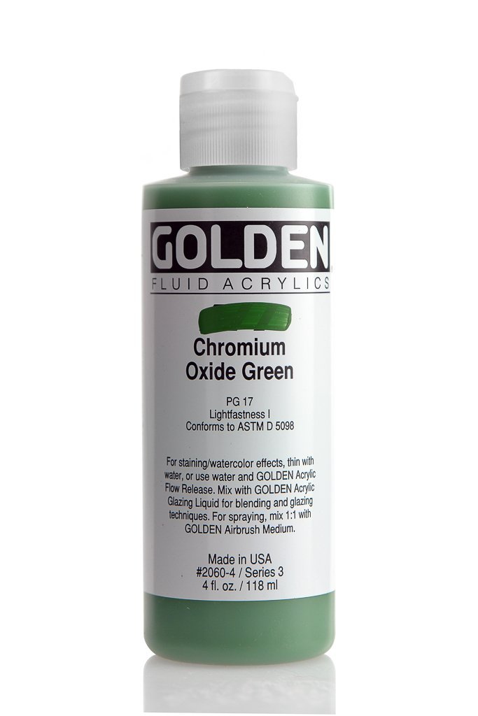 FL Chromium Oxide GreenACRYLIC PAINTGolden Fluid