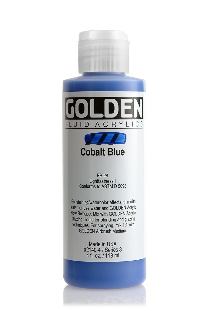FL Cobalt BlueACRYLIC PAINTGolden Fluid