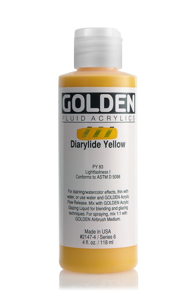 FL Diarylide YellowACRYLIC PAINTGolden Fluid