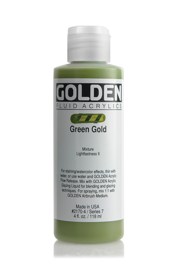 FL Green GoldACRYLIC PAINTGolden Fluid