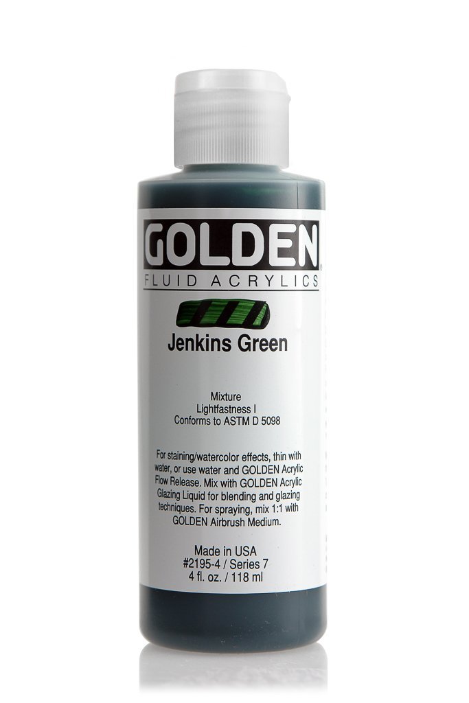 FL Jenkins GreenACRYLIC PAINTGolden Fluid