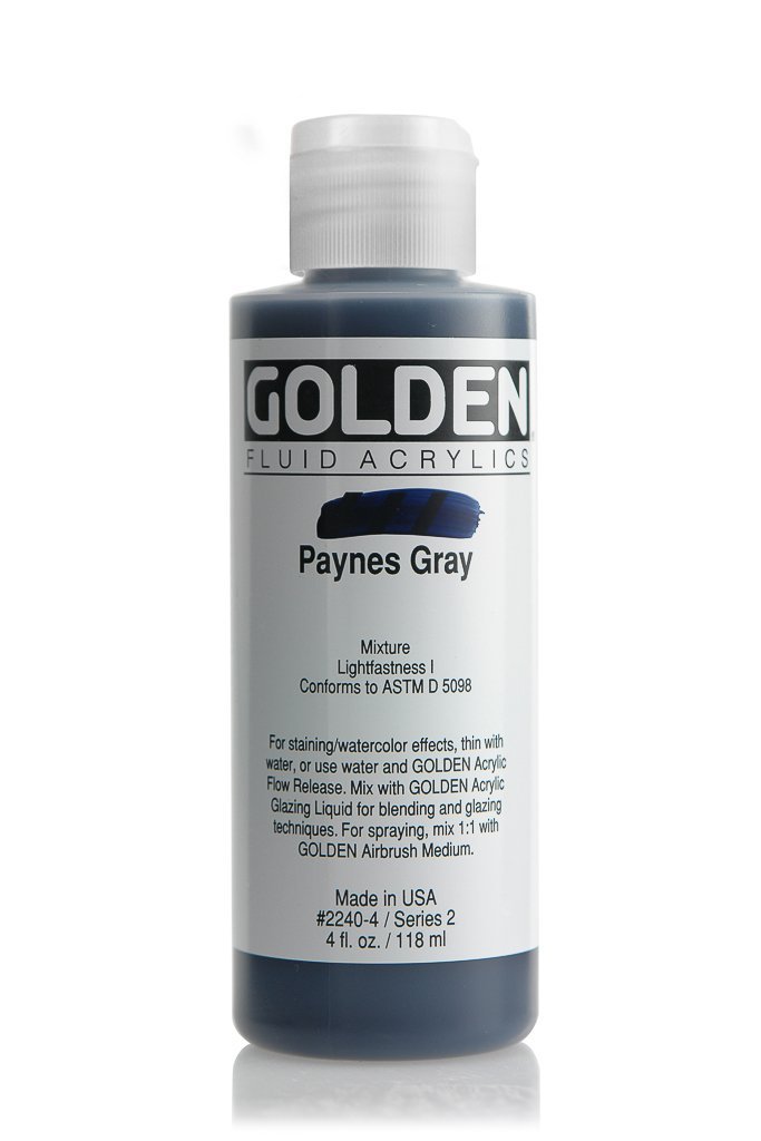 FL Paynes GrayACRYLIC PAINTGolden Fluid