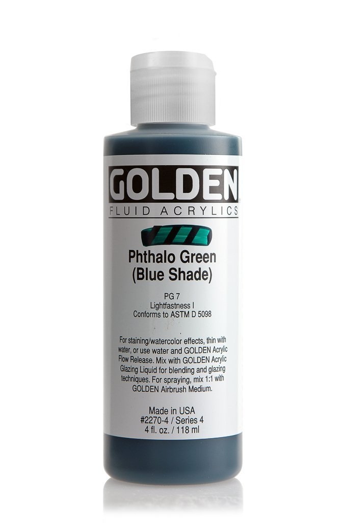 FL Phthalo Green (Blue Shade)ACRYLIC PAINTGolden Fluid