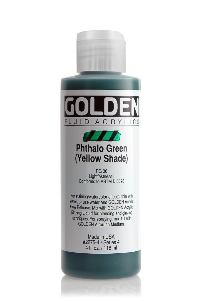 FL Phthalo Green (Yellow)ACRYLIC PAINTGolden Fluid