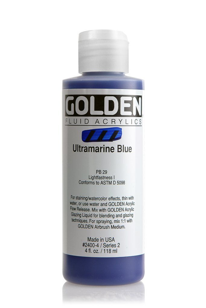FL Ultramarine BlueACRYLIC PAINTGolden Fluid