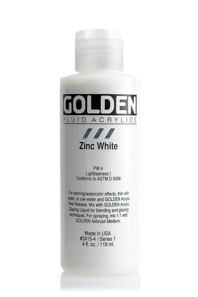 FL Zinc WhiteACRYLIC PAINTGolden Fluid