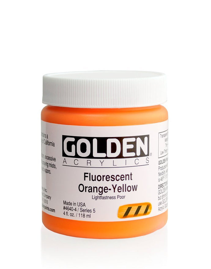 Fluoro Orange-YellowACRYLIC PAINTGolden Fluoro