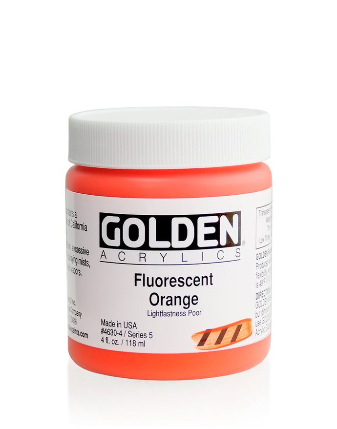 Fluoro OrangeACRYLIC PAINTGolden Fluoro