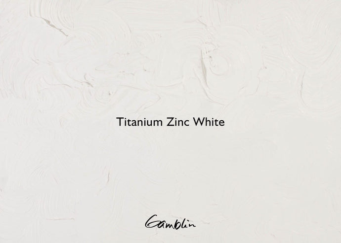 Gamblin Titanium Zinc WhiteOIL PAINTGamblin