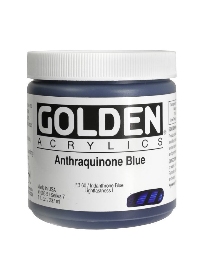 HB Anthraquinone BlueACRYLIC PAINTGolden Heavy Body