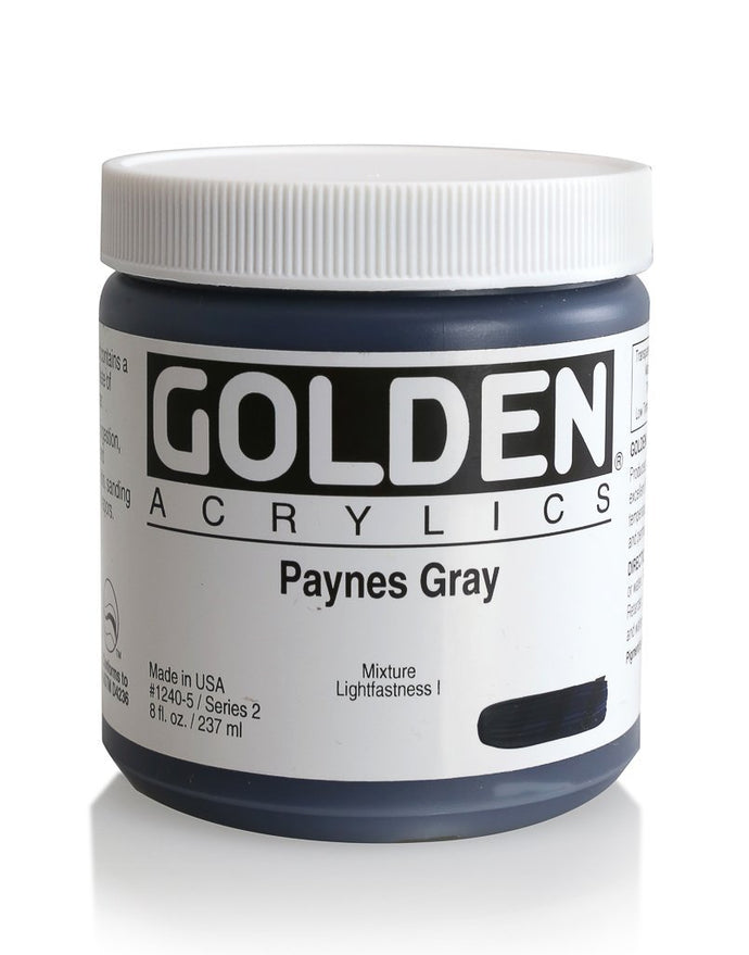 HB Paynes GreyACRYLIC PAINTGolden Heavy Body