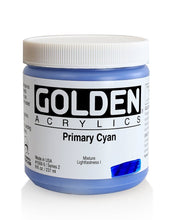 Load image into Gallery viewer, HB Primary CyanACRYLIC PAINTGolden Heavy Body
