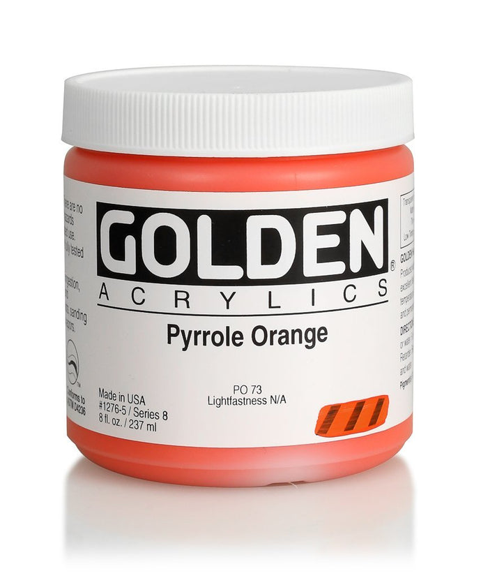 HB Pyrrole OrangeACRYLIC PAINTGolden Heavy Body