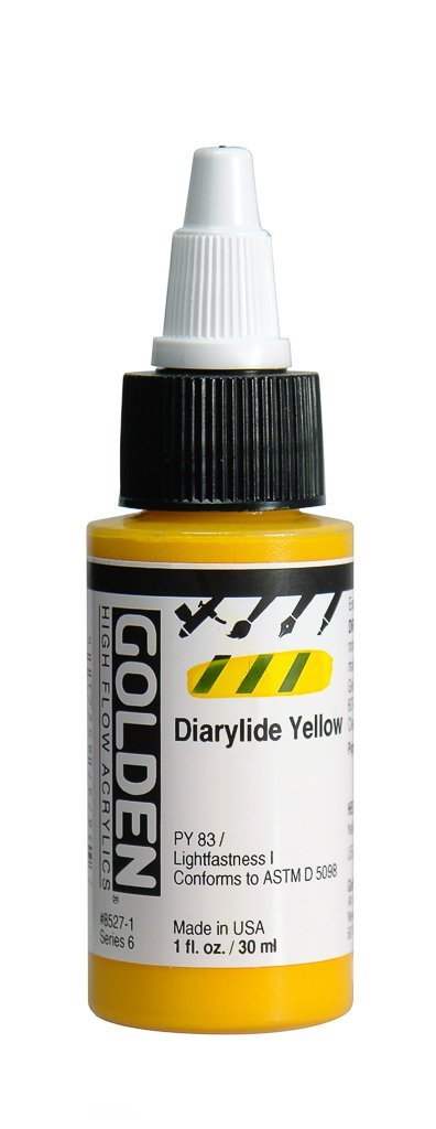 HF Diarylide YellowACRYLIC PAINTGolden High Flow