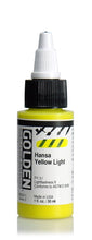Load image into Gallery viewer, HF Hansa Yellow LightACRYLIC PAINTGolden High Flow

