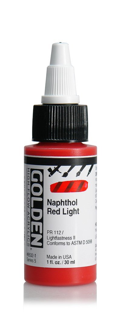 HF Napthol Red LightACRYLIC PAINTGolden High Flow