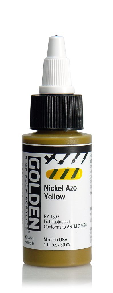 HF Nickel Azo YellowACRYLIC PAINTGolden High Flow