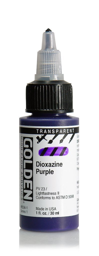 HF Transparent Dioxazine PurpleACRYLIC PAINTGolden High Flow