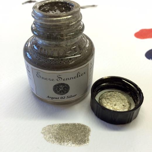 Silver Sennelier Encre Drawing Ink 30ml – FITZROY STRETCHES